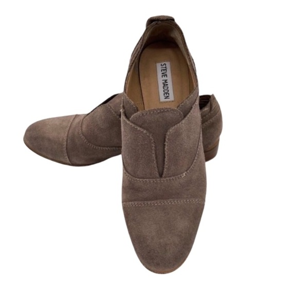 STEVE MADDEN “Catt” Suede Slip On Oxford - Picture 1 of 13
